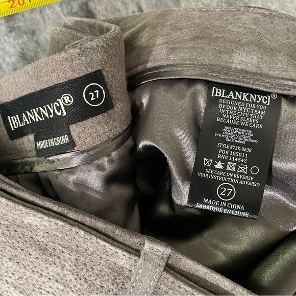 BLANK NYC Genuine Suede Leather Skirt - Picture 4 of 4